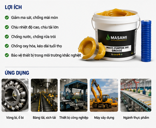 Mỡ bôi trơn công nghiệp