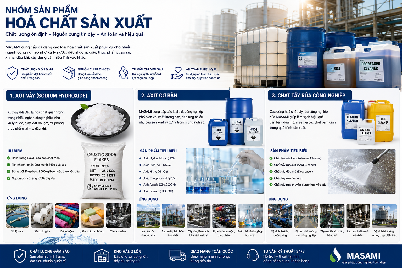 Hoá chất sản xuất