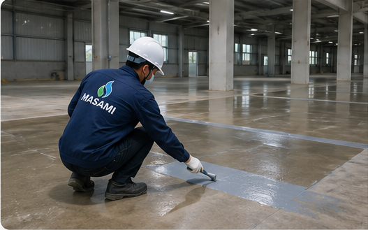 Chống thấm nền nhà xưởng 2