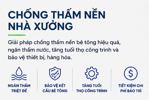 Chống thấm nền nhà xưởng 3